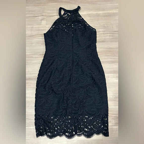 Lilly Pulitzer Black Lace Mini Dress - Picture 4 of 5